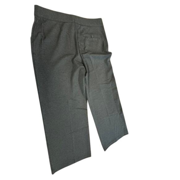 NWT! "SPANX" Perfect Pant SZ XL MS 168.00 Wide Leg Charcoal Heather Pull On Pant - Picture 2 of 10